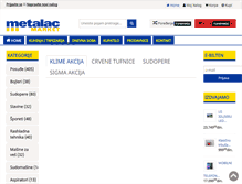 Tablet Screenshot of metalacmarket.com